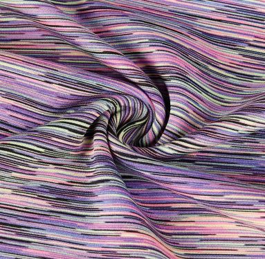 Yarn-dyed stretch fabric